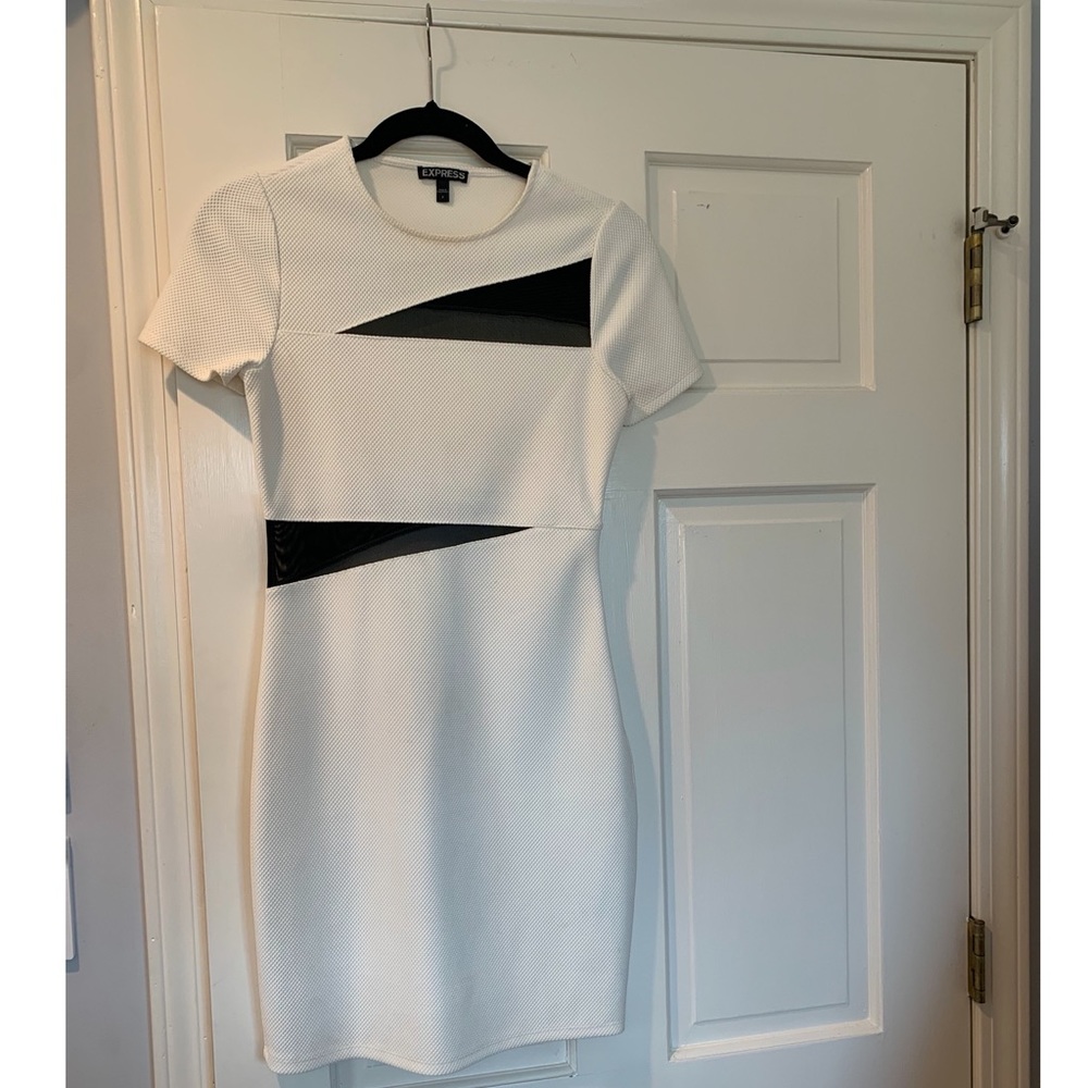 Express White Bodycon Dress